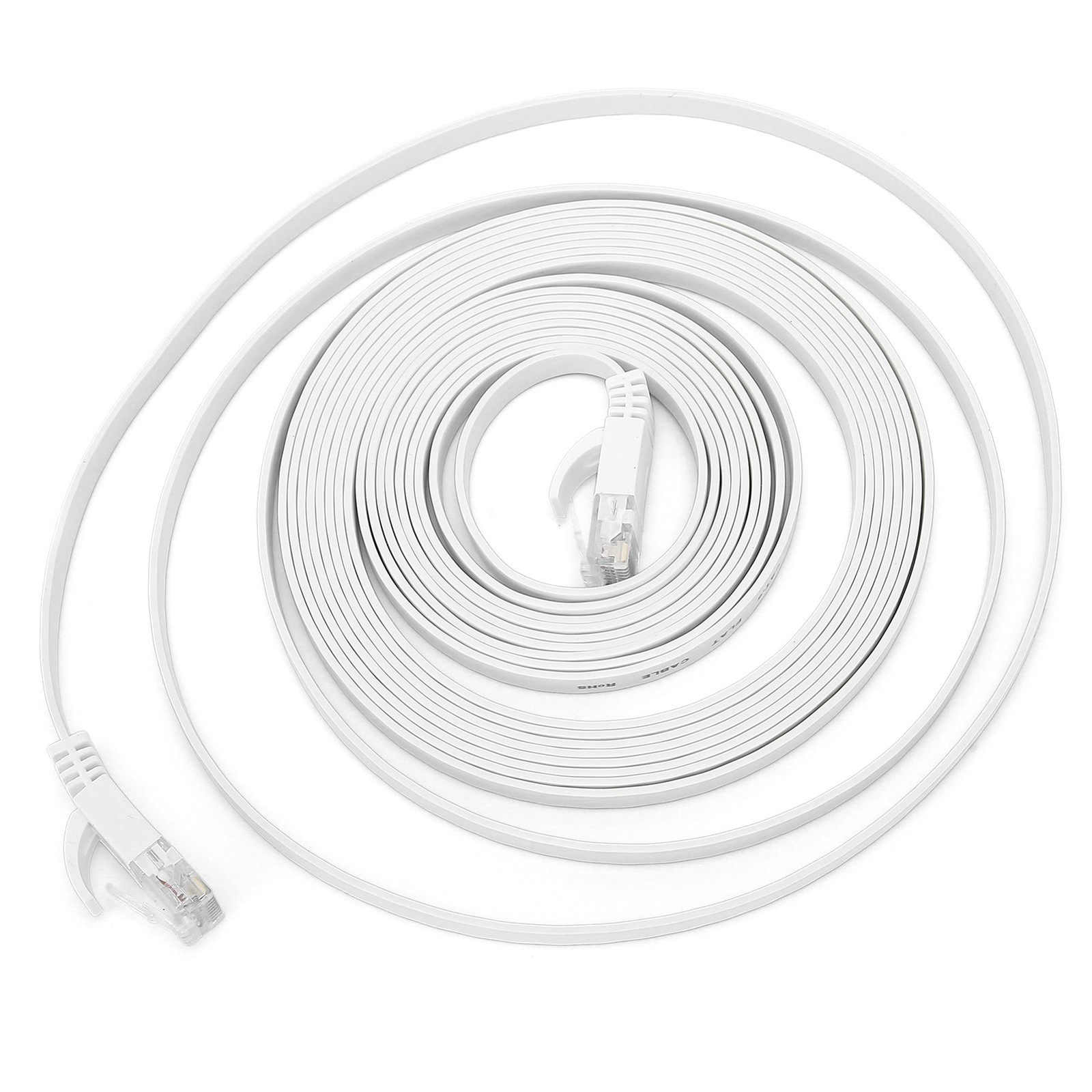Ethernet Cable CAT6 Gigabit 8‑Core Twisted Pair Network Jumper Flat Copper UOAS