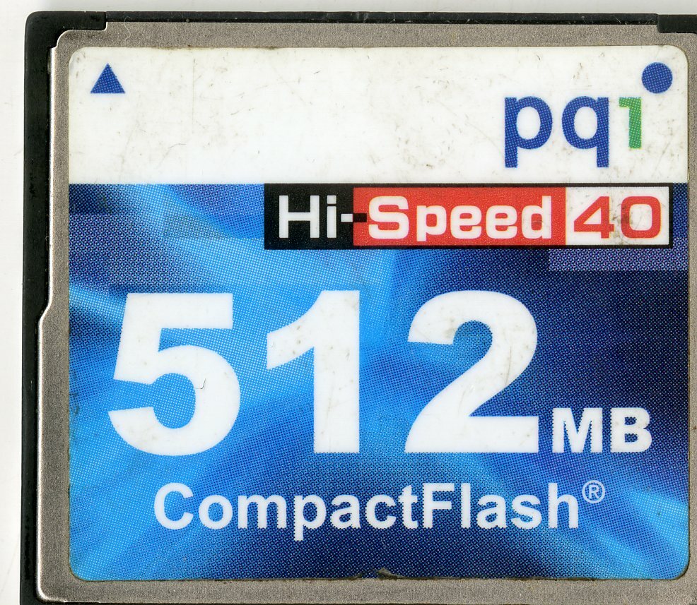 512MB Pqi Compact Flash Cf Card Memory Card 512 MB Flashcard Hi-Speed 40