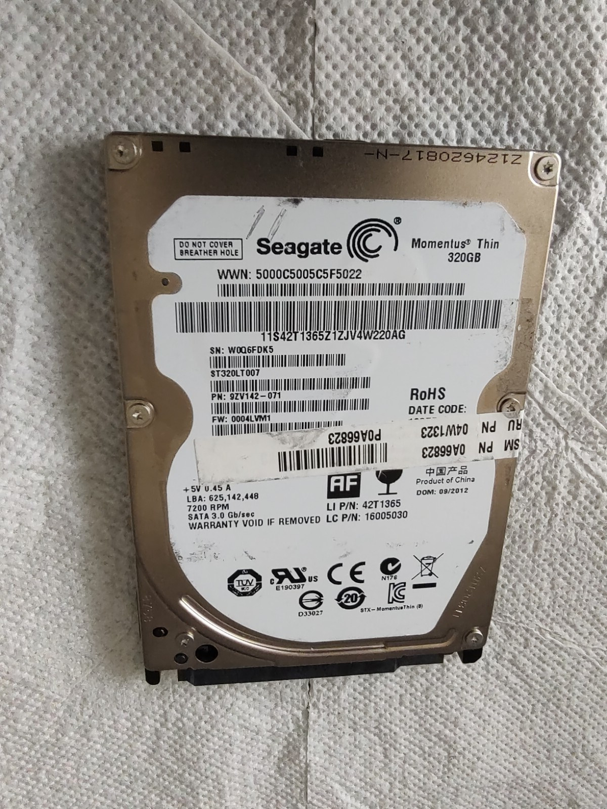 320Gb Apple HD 2.5" MacOS X Sierra For Mac Mini MacBook MacBook Pro