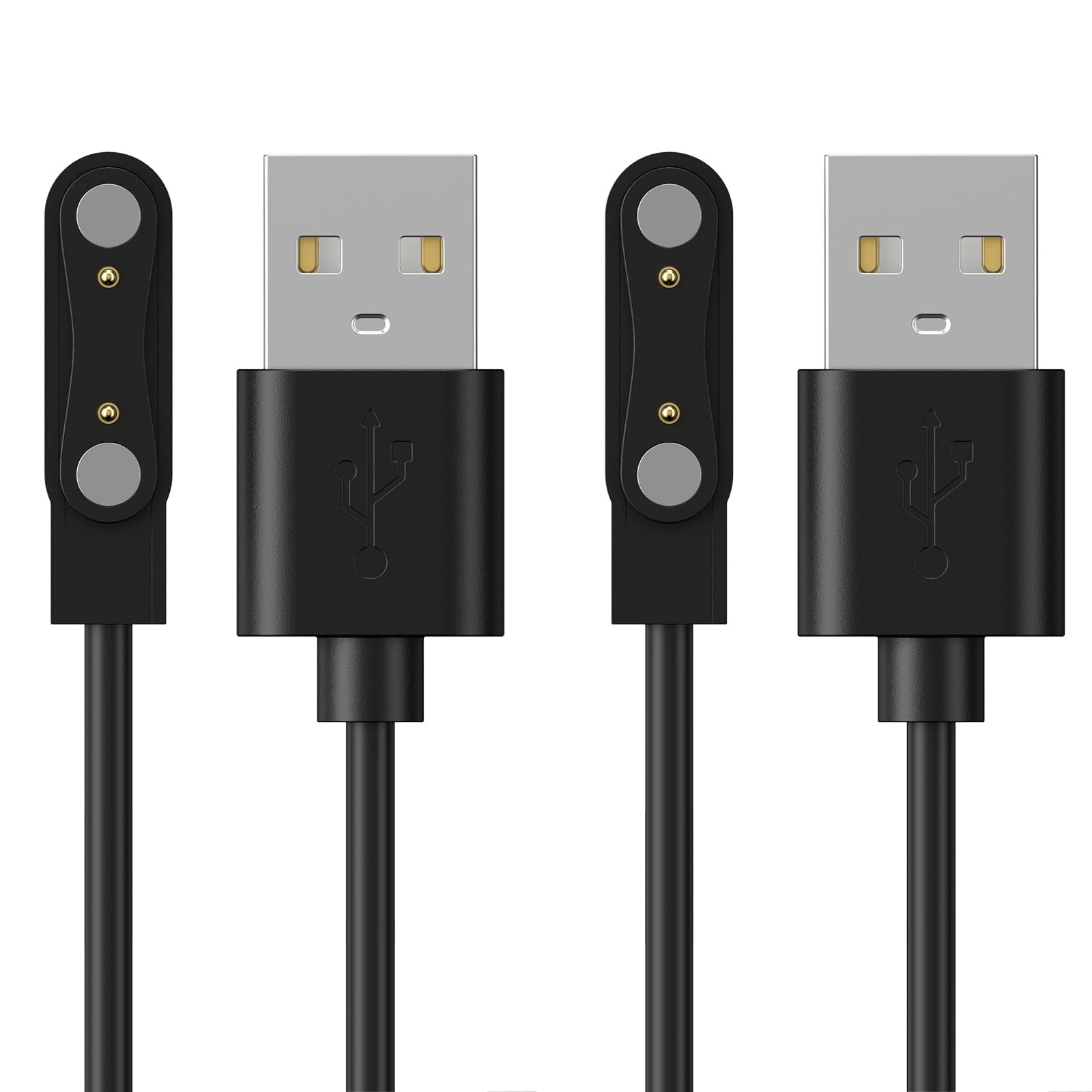 2 Pack USB Magnetic Charger Cable for da fit Smartwatch, 3.3ft 3.3 feet