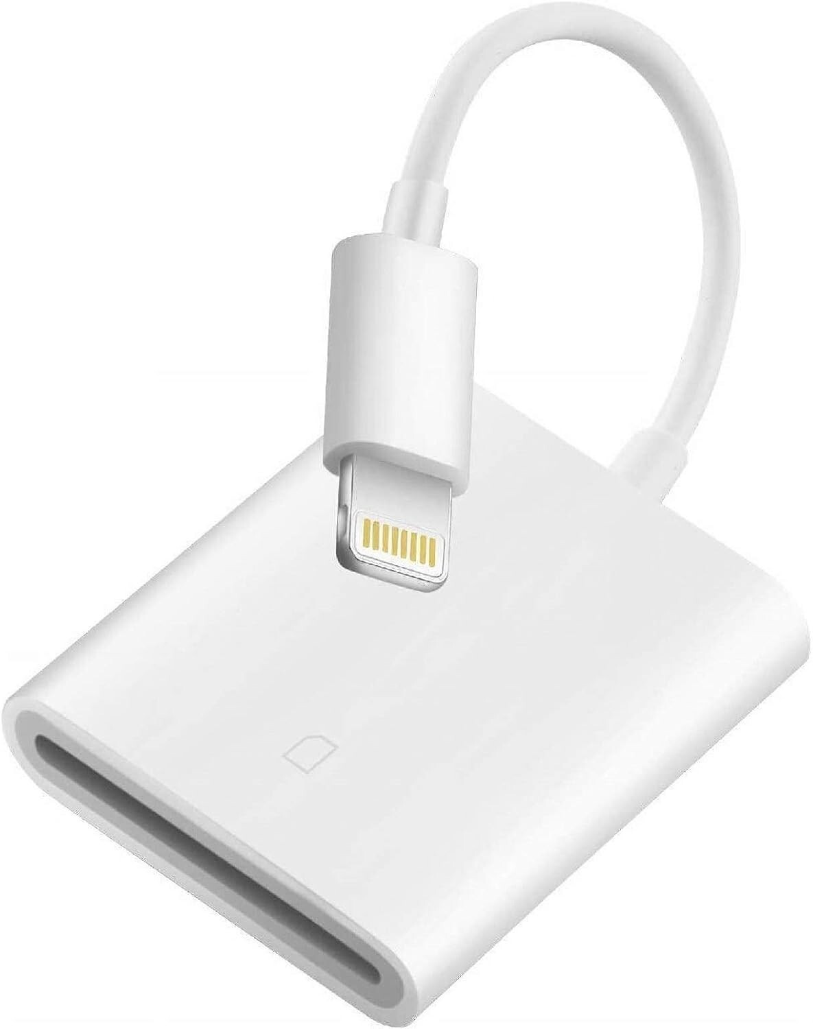 [Apple MFi Certified] SD Card Reader for iPhone/iPad,Lightning to SD Card Camera
