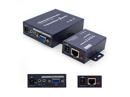 Addon-New-VGACAT5EXTENDER _ ADDON VGA FEMALE TO RJ-45 FEMALE BLACK EXT