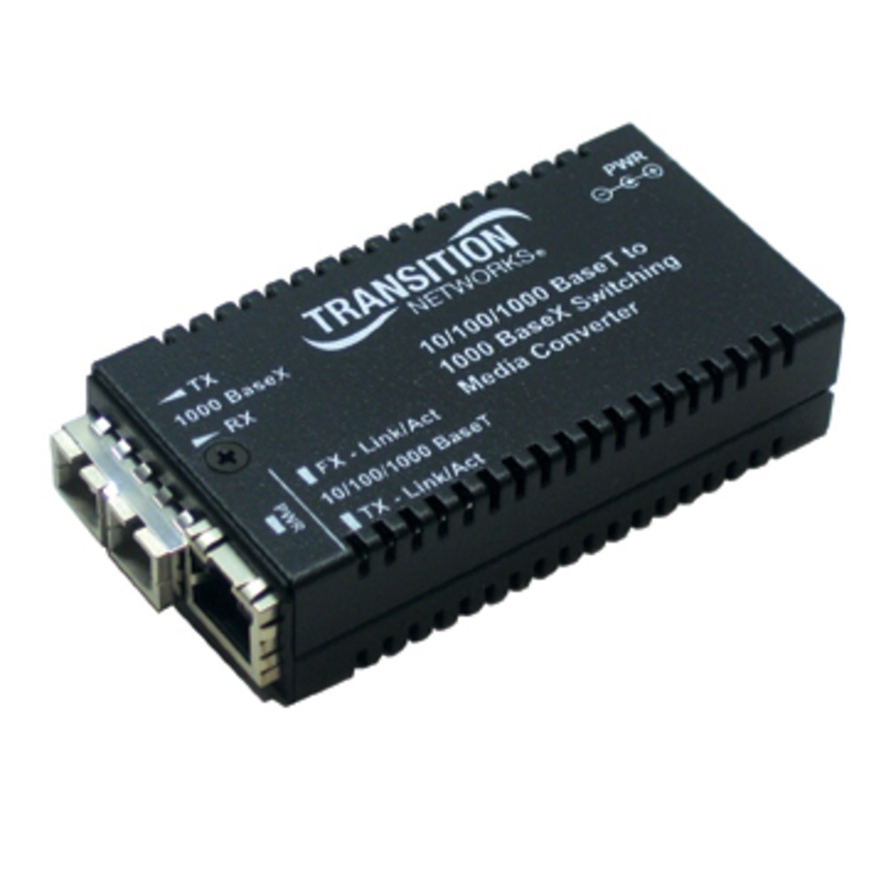TRANSITION NETWORKS INC M/GE-PSW-LX-01-NA Mini 10/100/1000Bt -1000Bx Switch Sc