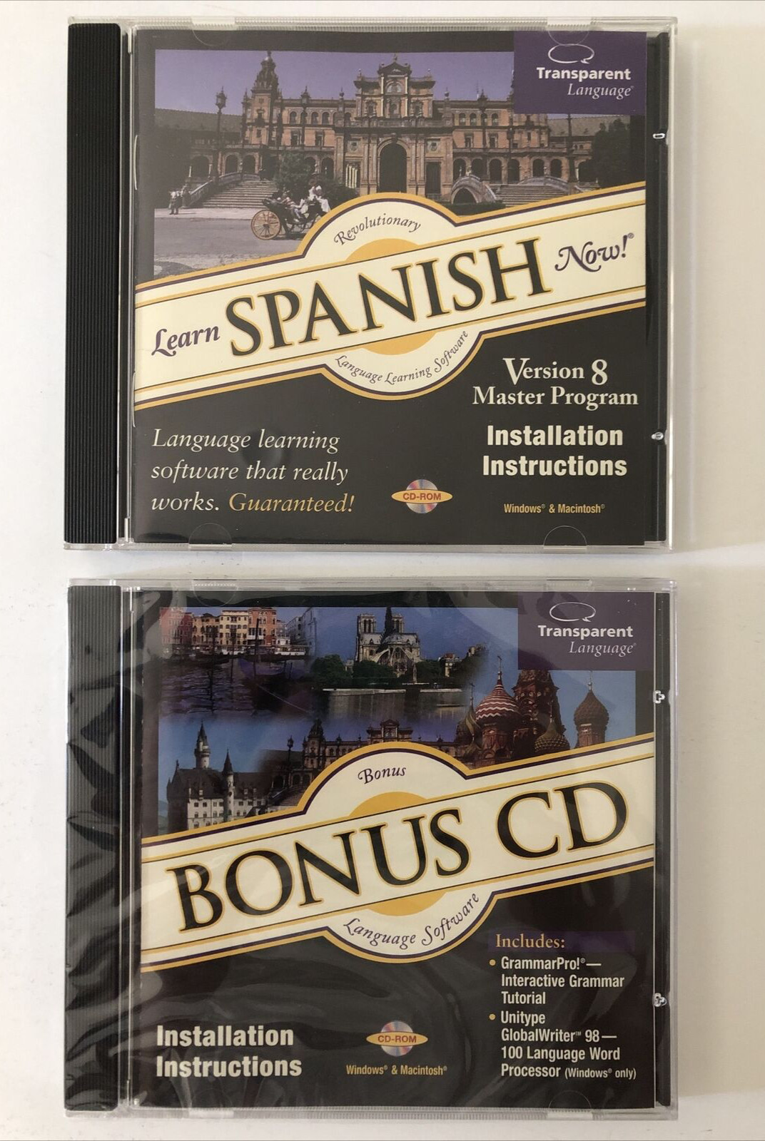 Learn Spanish Now Version 8:  PC CD-ROM w/Bonus CD use with Windows or Mac