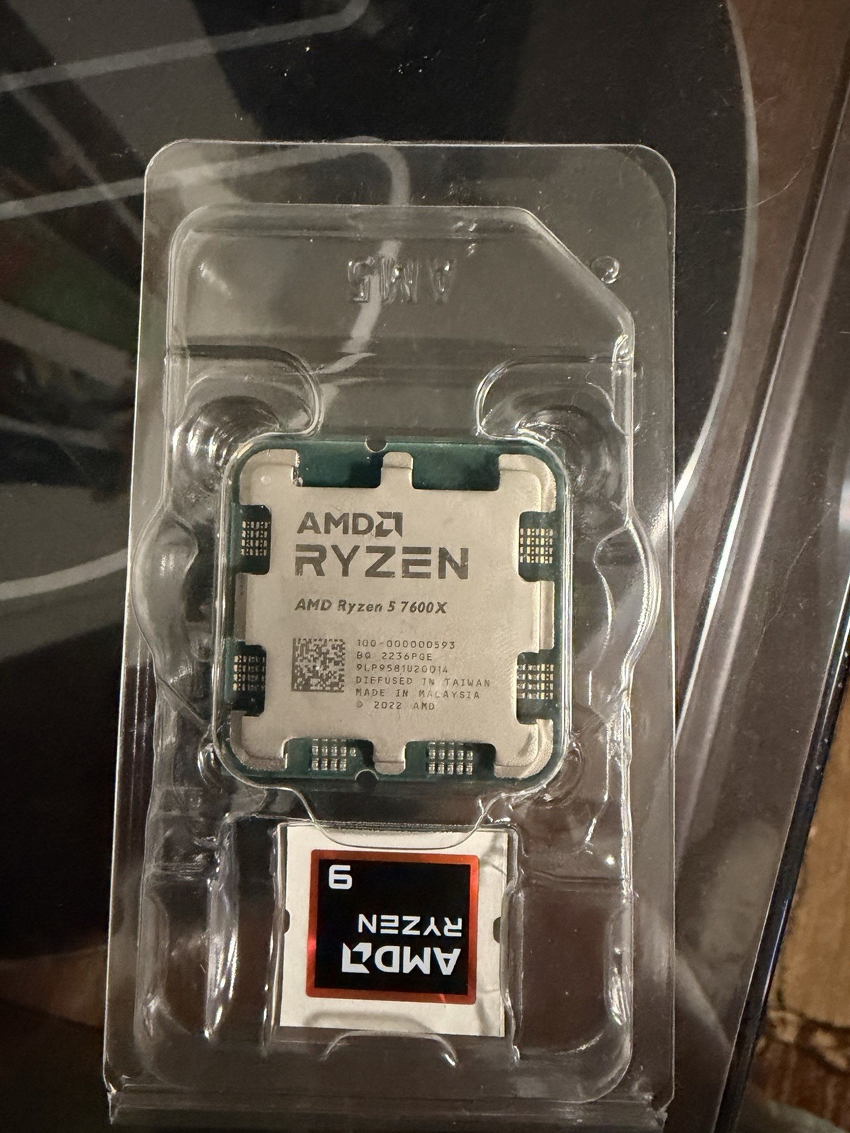 AMD Ryzen 5 7600X AM5 Processor 4.7 GHz, 6-Core, 12-Thread, AM5