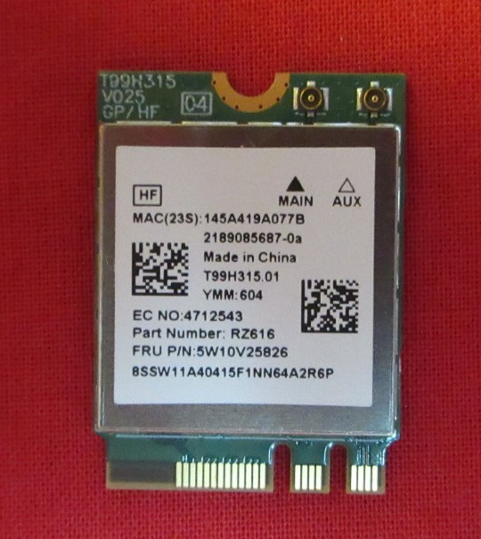 LENOVO WIFI CARD 5W10V25826