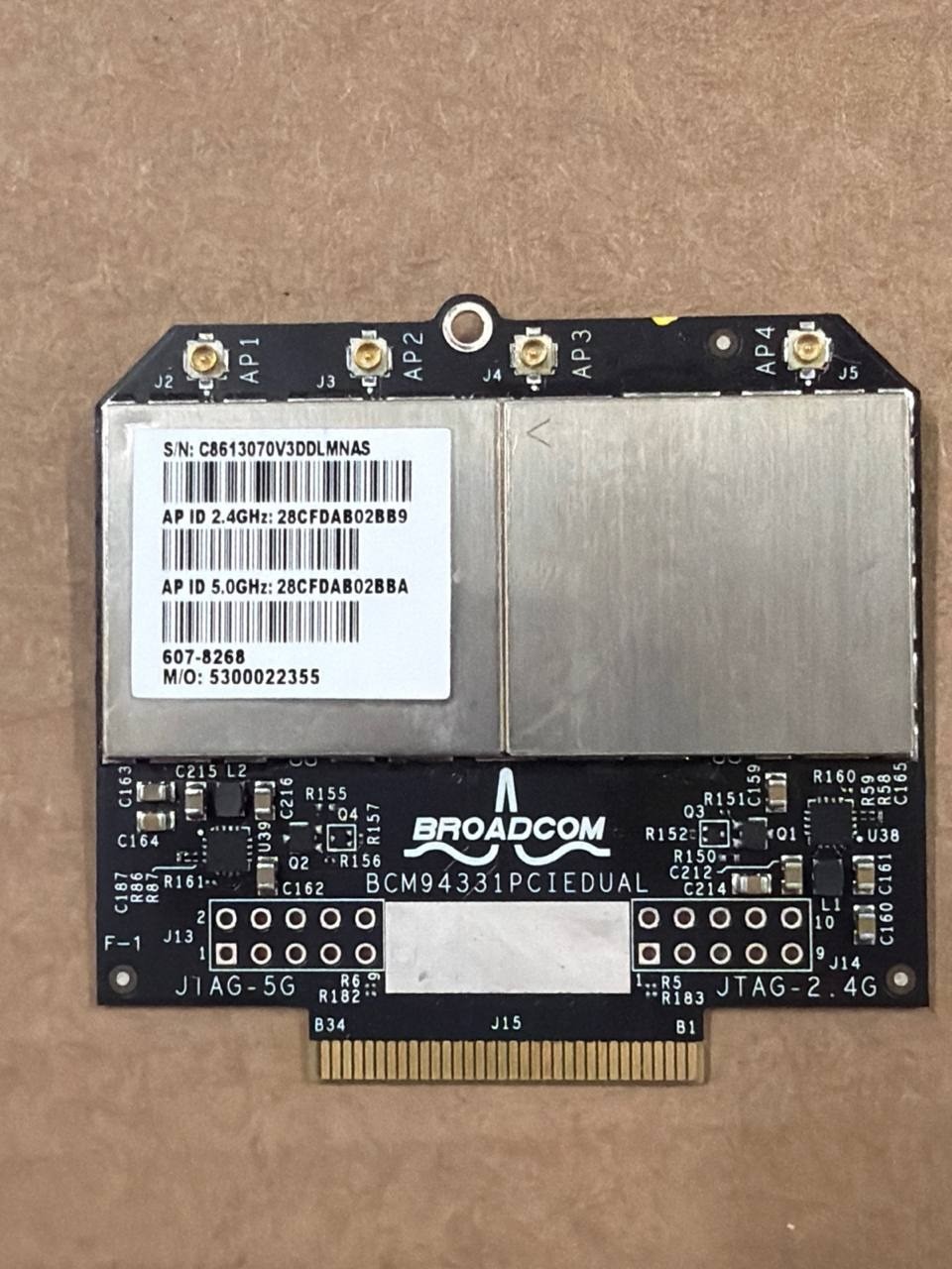 Apple Broadcom BCM94331PCIEDUAL AirPort WiFi Card 607-8268 for iMac Mac Pro