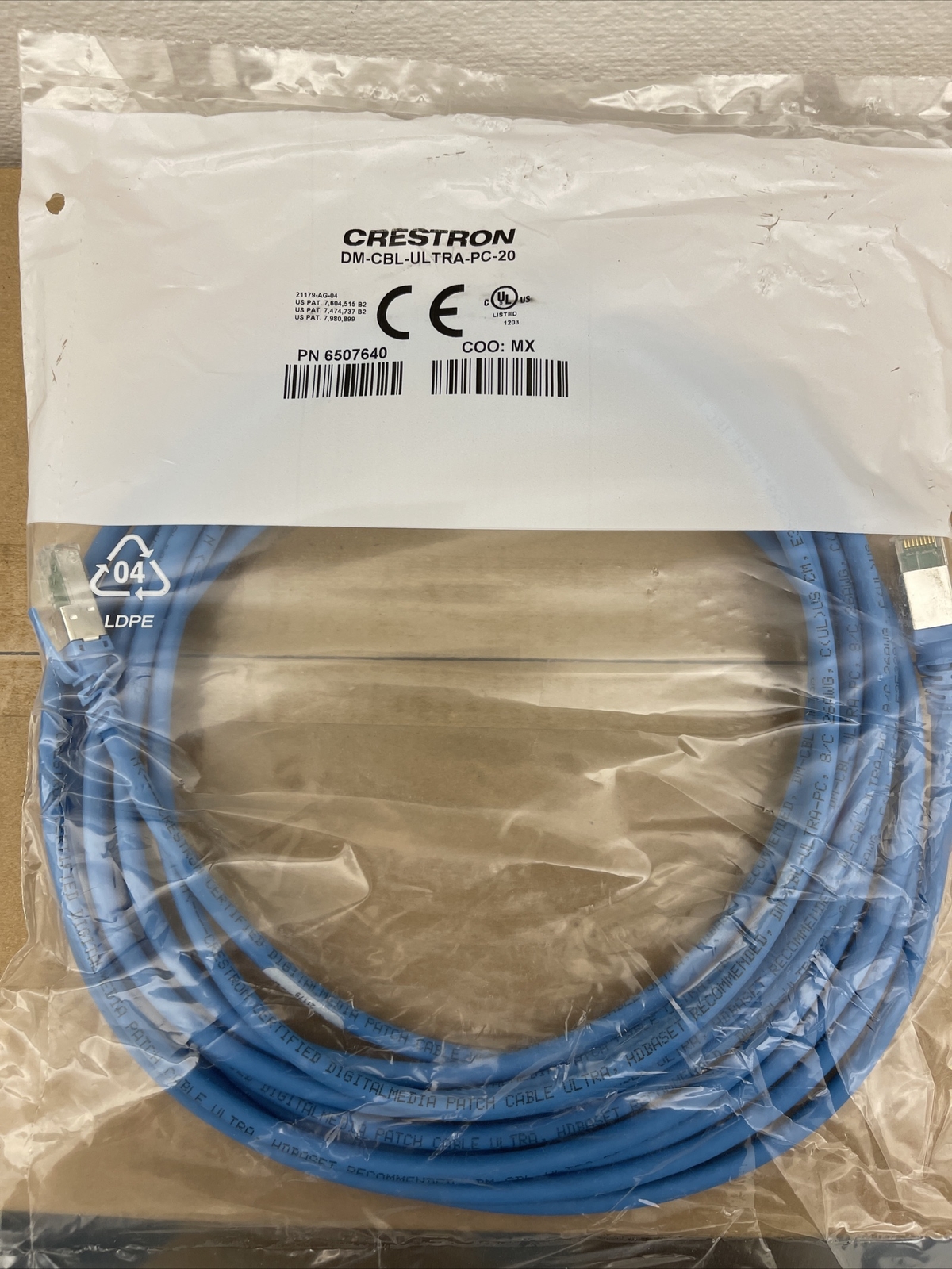 Crestron DM-CBL-ULTRA-PC-20