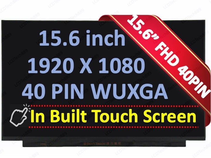 Lenovo FRU 5D11B38235 PN SD11B38236 R156NWF7 R2 HW1.3 Touch IPS LCD Screen