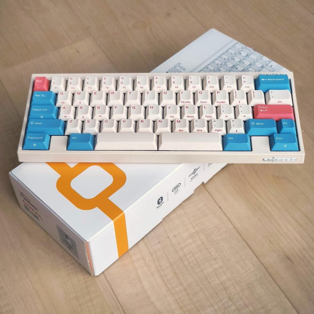LEOPOLD FC630MBT Coral Blue Mechanical Keyboard Cherry MX2A Speed Silver