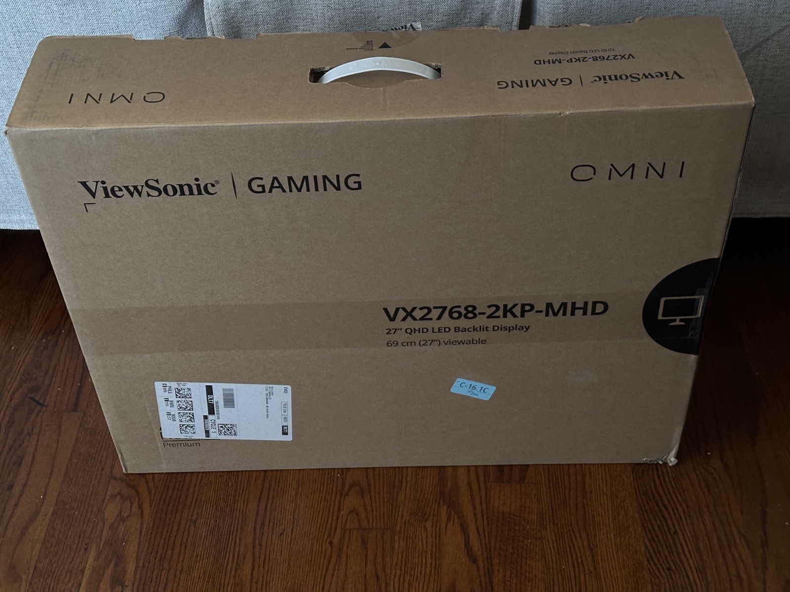 ViewSonic OMNI 27" 1440P QHD LED 144Hz VX2768-2KP-MHD Gaming Monitor