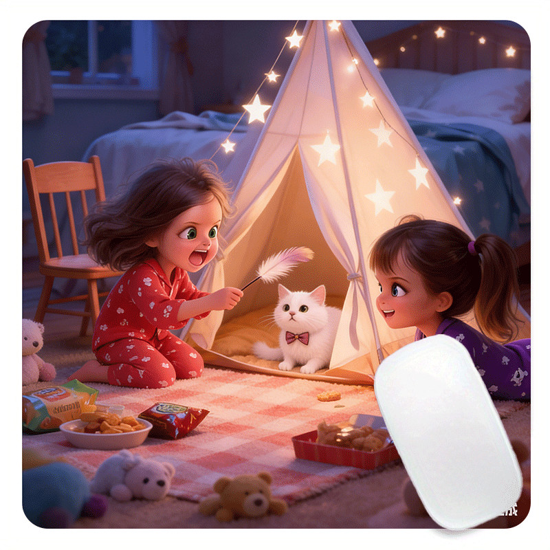 Tent, Cat Mouse Pad - Washable Desk Mat, Suitable for PC Laptop, Office And Ga