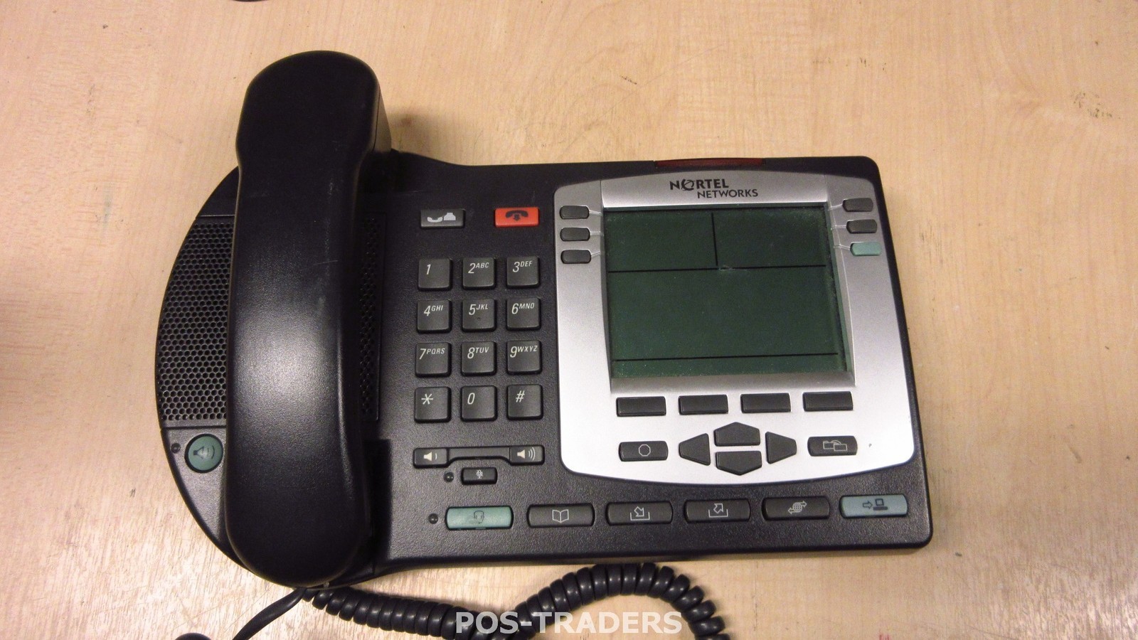 Nortel IP 2004 NTDU92 Charcoal 6 Button 8x24 LCD INCL HANDSET - EXCL STAND