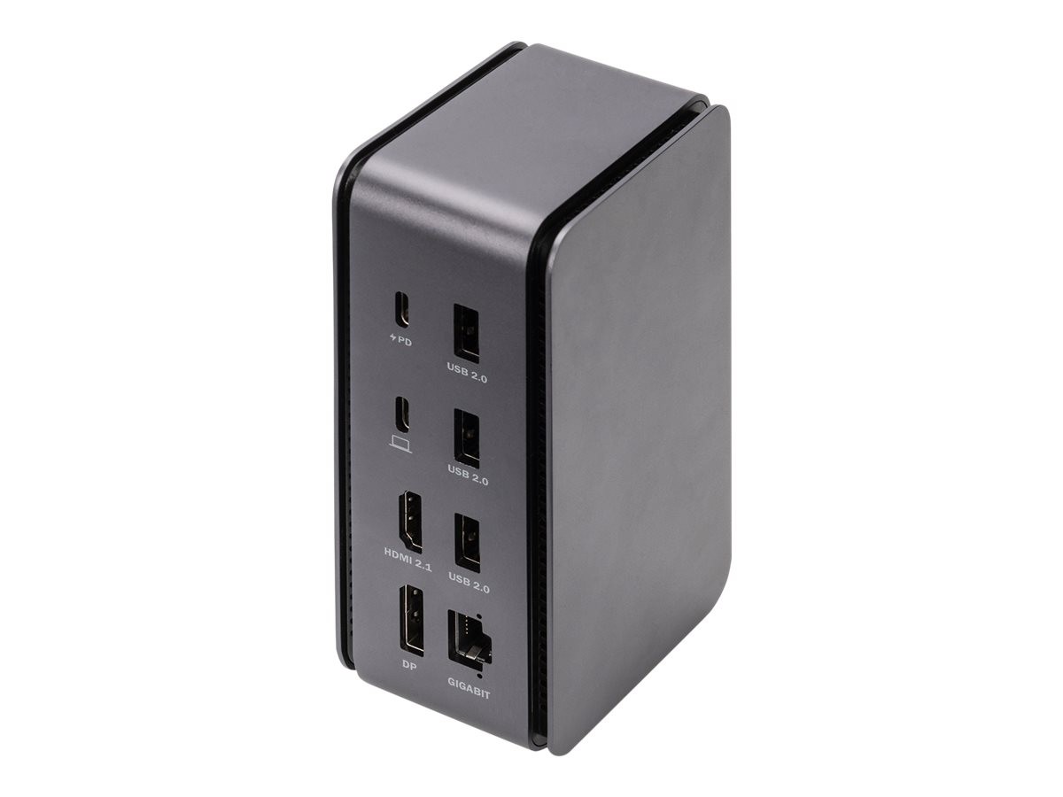 DIGITUS Docking Station USB 4.0 8K USB-C Gray/Black La Carica/Docking DA-70897