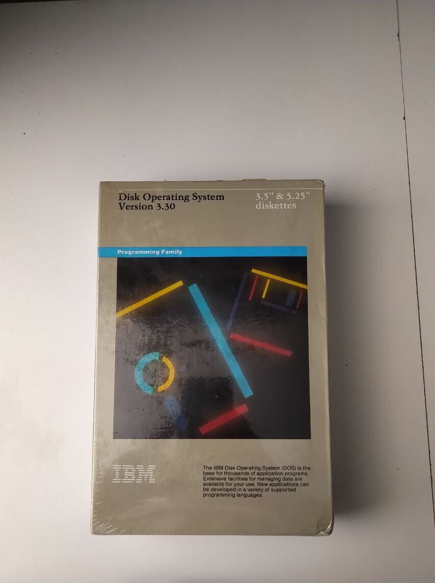 IBM Disk Operating System 3.30 - Sealed & Pristine Condition