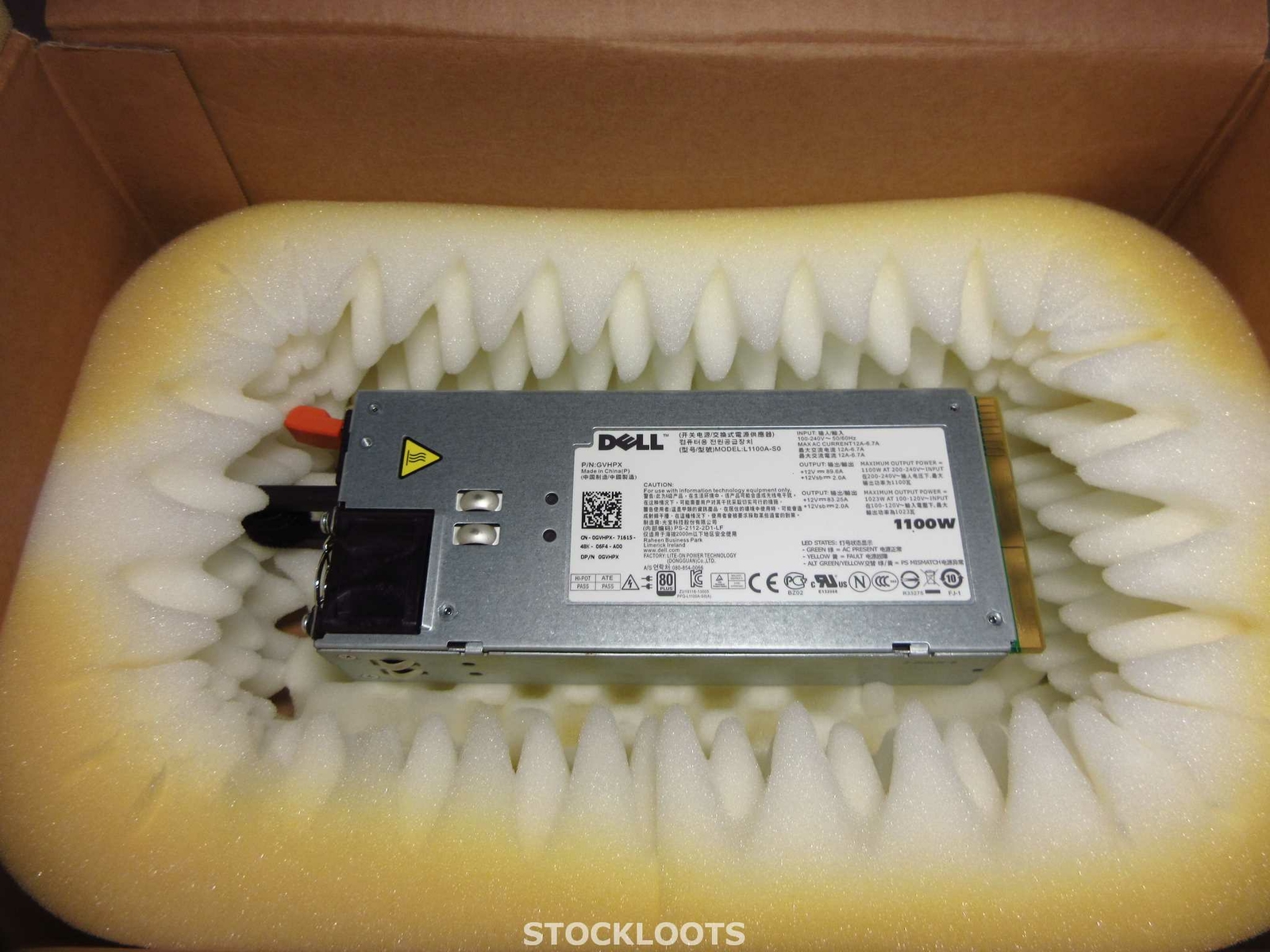 Dell GVHPX Poweredge 1100W server power supply L1100A-S0 PS-2112-2D1 REFURBISHED