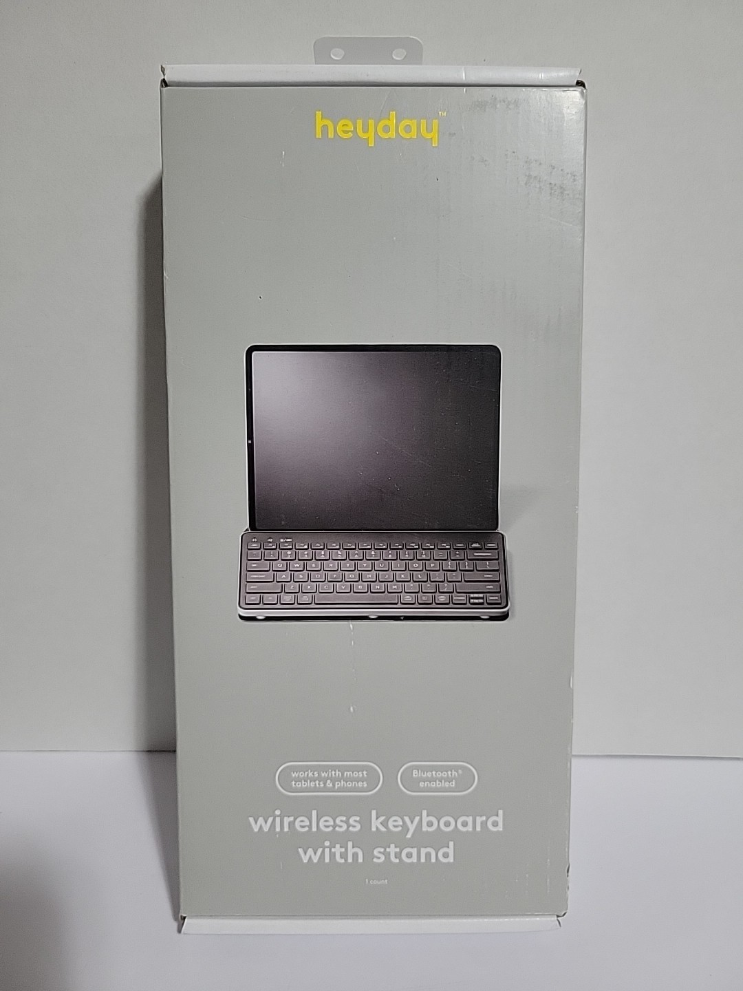 Heyday Wireless Bluetooth Tablet Keyboard Stands for iPad & Chrome OS