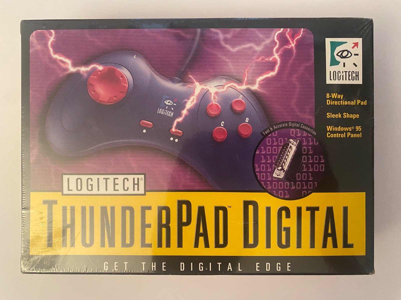 Vintage Logitech Thunderpad Controller - Windows 95  - Brand New Sealed