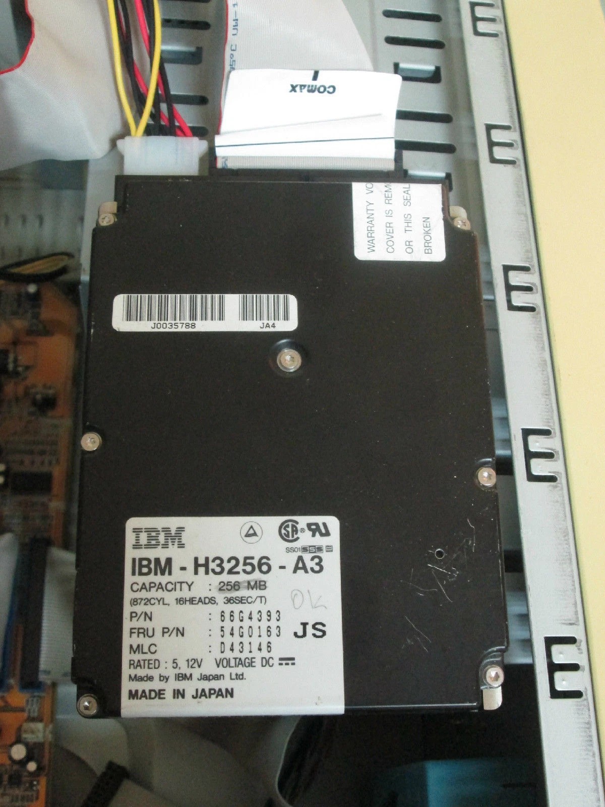 IBM 66G4393 IBM-H3256-A3 D43146 Hard Drive IDE Disk  Tested WORKING 