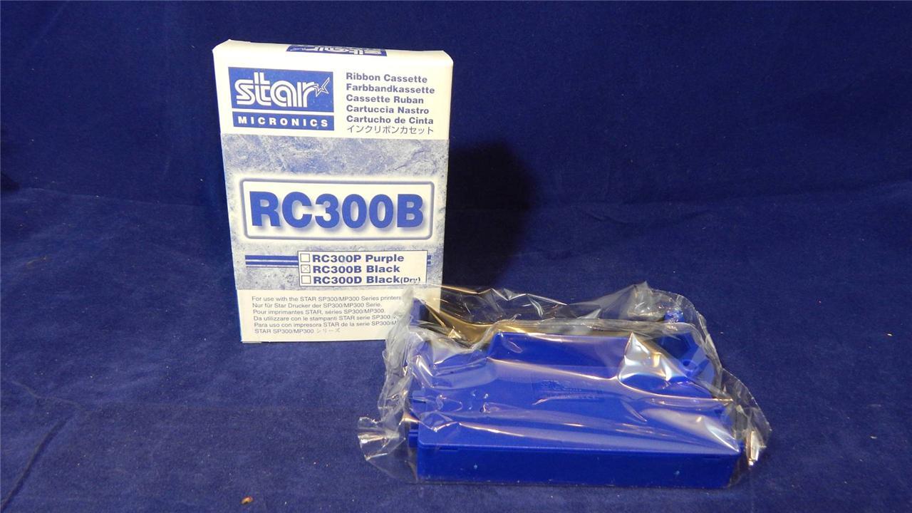 Genuine Star Micronics RC300B Ribbon Cassette 80981611 Black / 