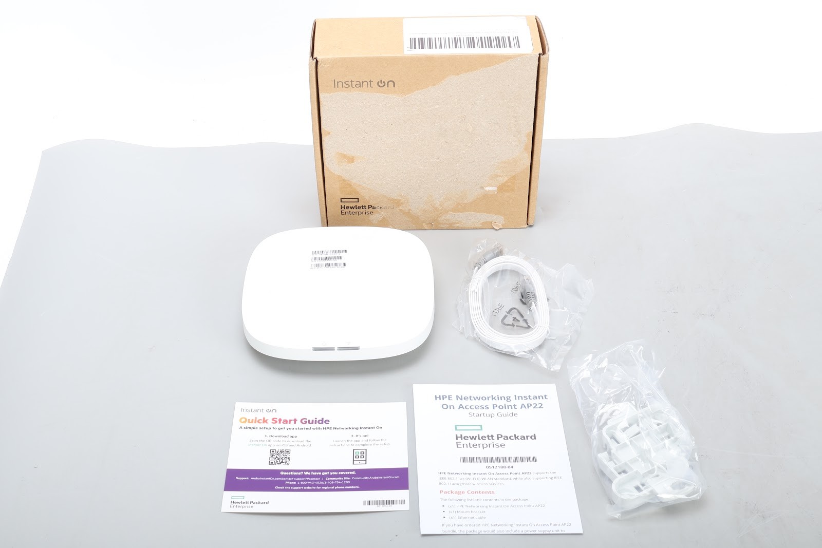 Aruba APIN0505 Access Point R4W01A With Box and Accessories