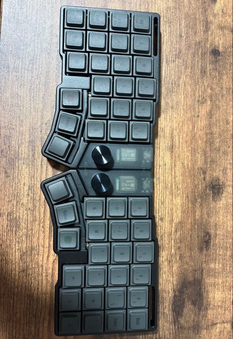 Jezail Funder Cornix LP Split Keyboard Black Compact Mechanical