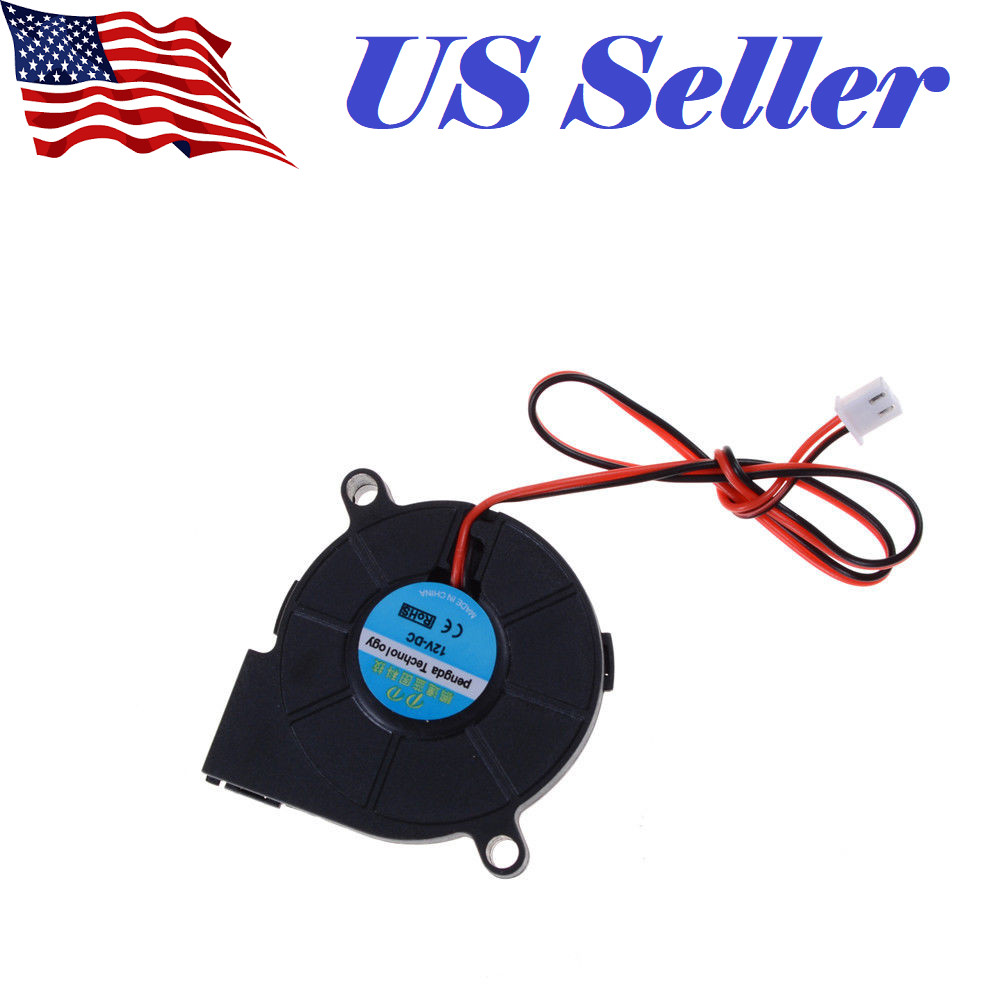 12V DC 50mm Blower Radial Cooling Fan Hotend Extruder For RepRap 3D Printer