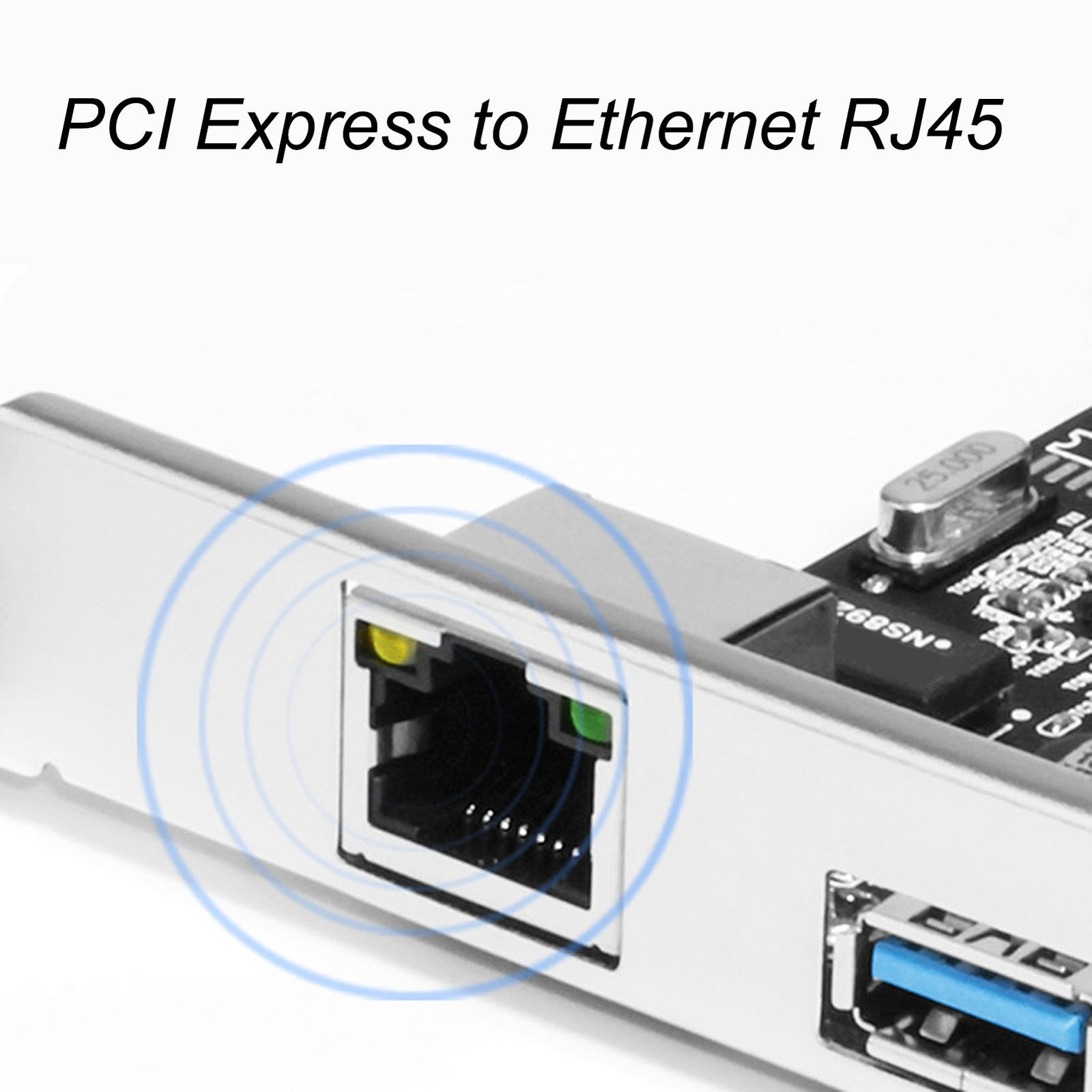 PCIe To USB3.0 Expansion Card USB3.0 15pin Power High Speed PCIe To RJ YYES
