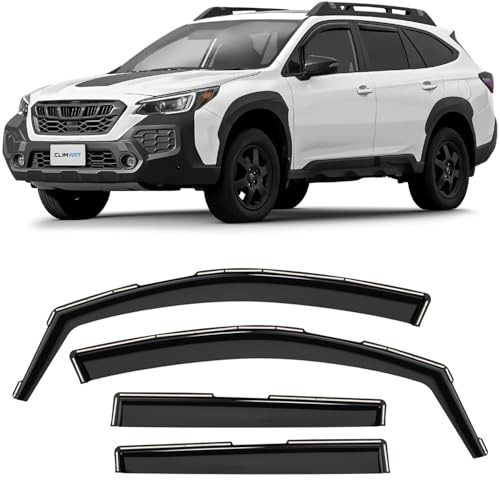 in-Channel Incredibly Durable Rain Guards for Subaru Outback For Outback 20-25