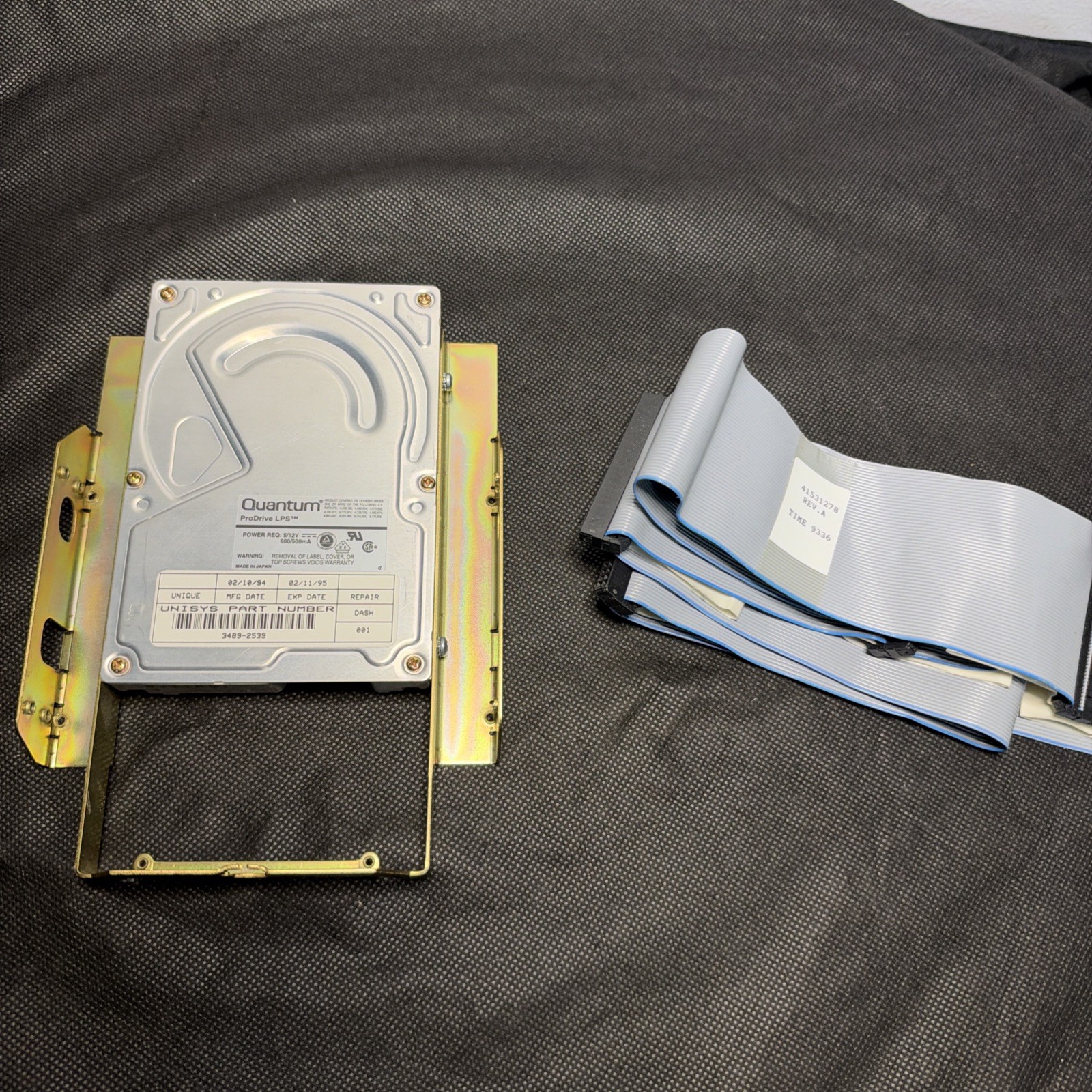 Quantum ProDrive LPS 540S 540MB SCSI HDD Unisys 3489-2539 NOS Untested