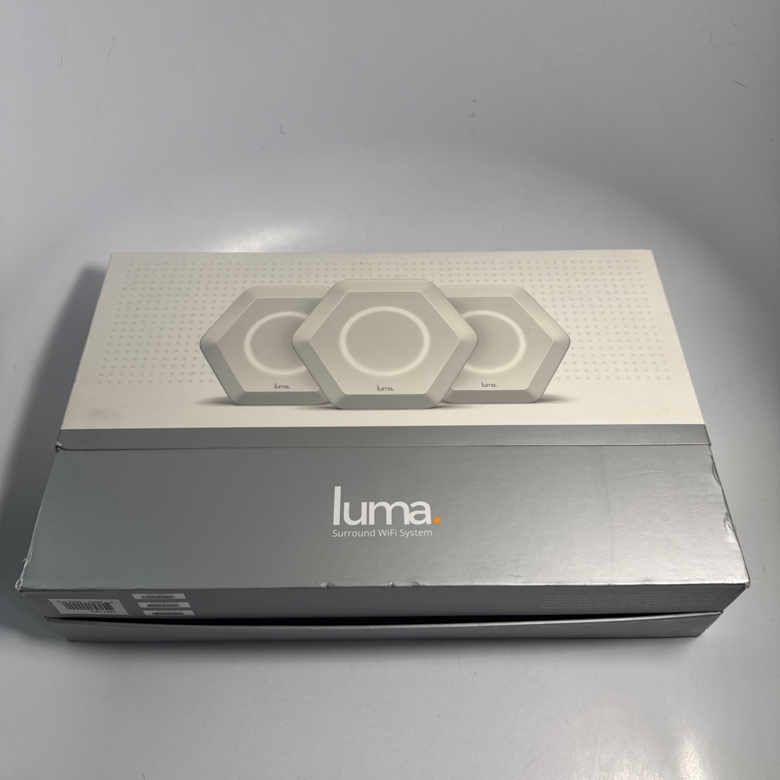 New Luma Whole Home Surround WiFi System 3 Pack Bluetooth White