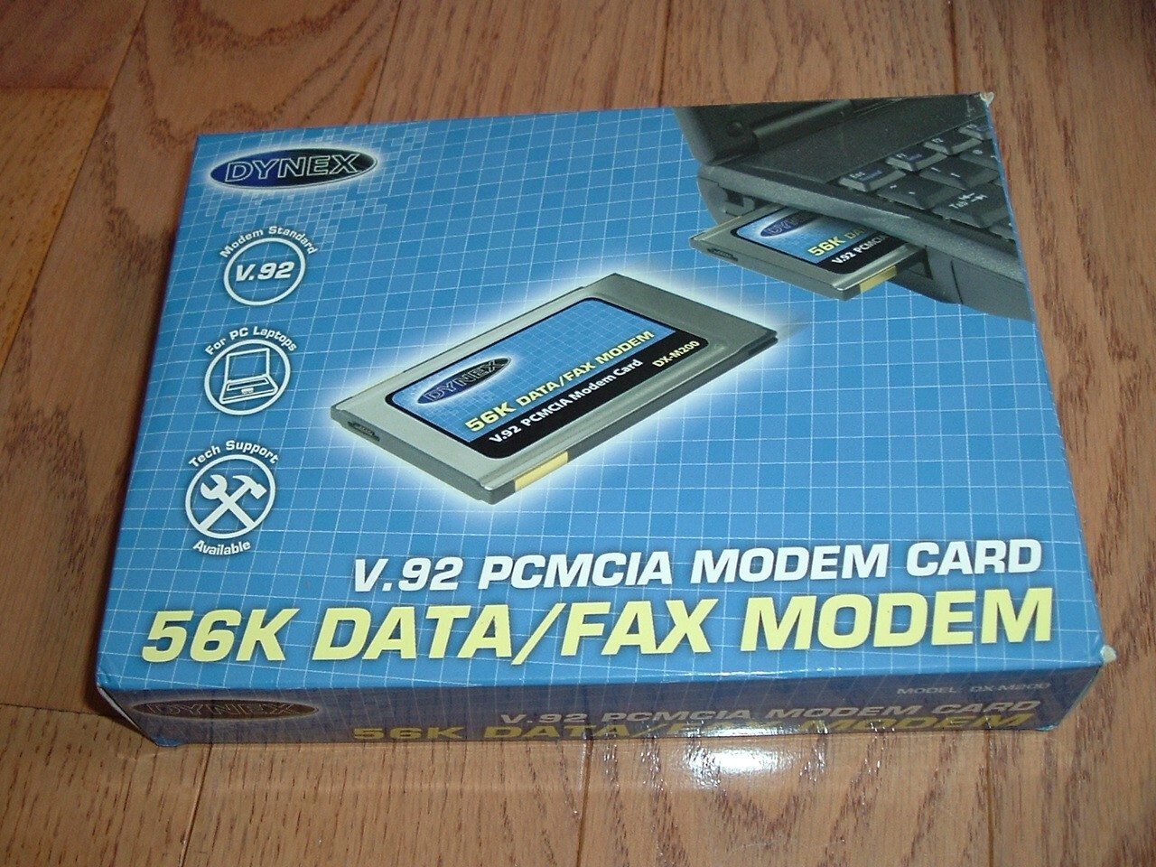 Dynex DX-M200 V92, 56K PCMCIA Fax/Modem NEW