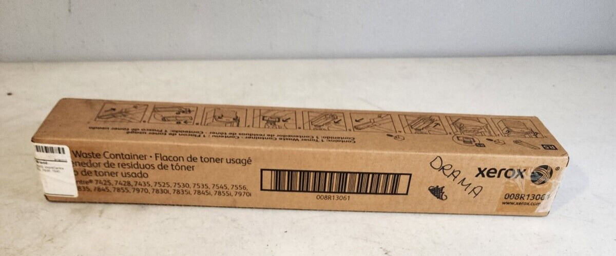 Xerox 008R13061 Waste Container For Phaser 7525 Genuine New Box Sealed 