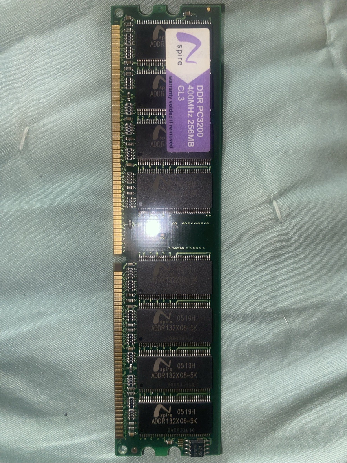 Used Spire DDR PC3200 400MHz 256MB CL3