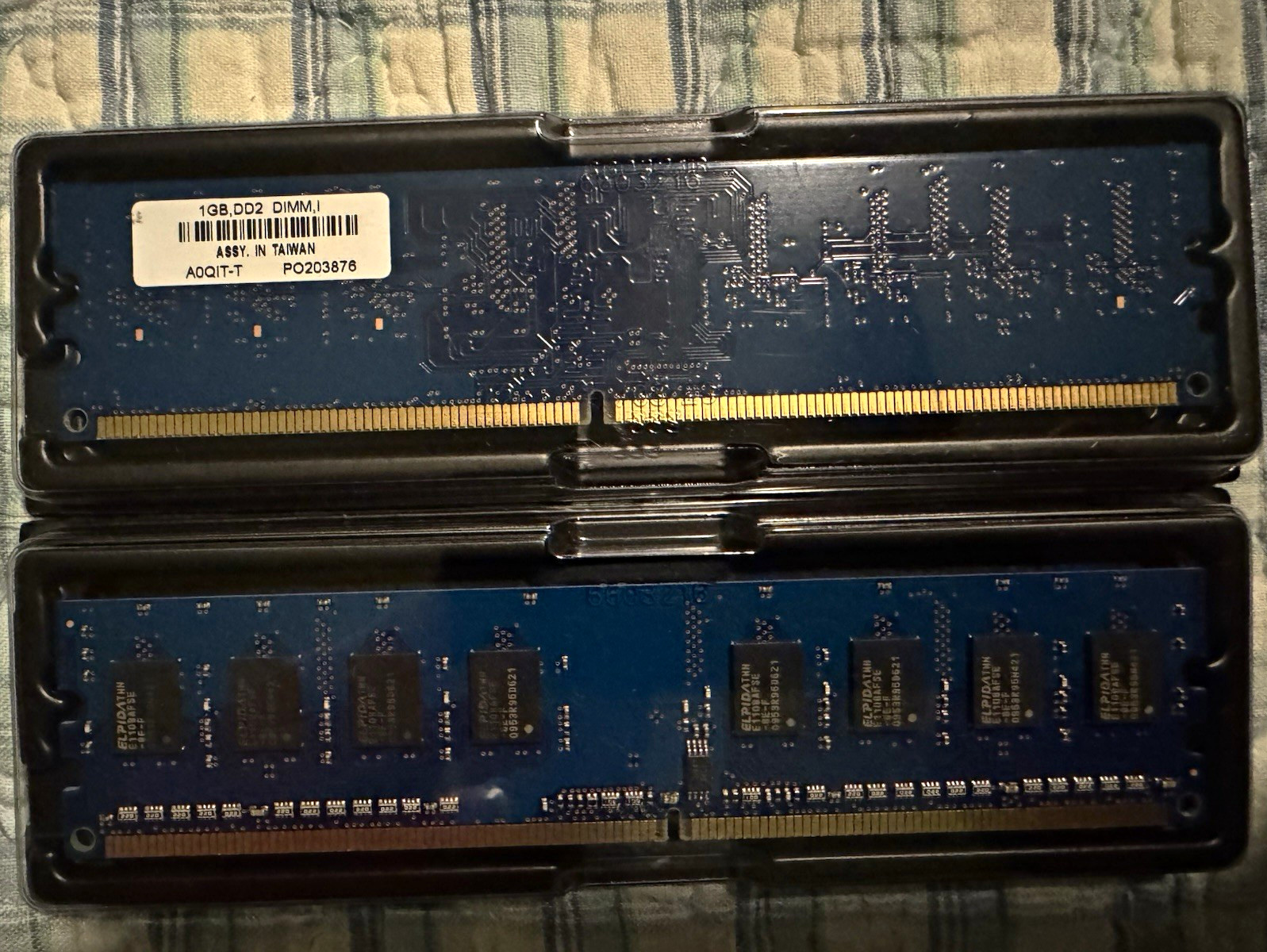 Elpida 1GB DDR2 SDRAM DDR2-800 PC2-6400 240-Pin DIMM ECC RAM PO203876