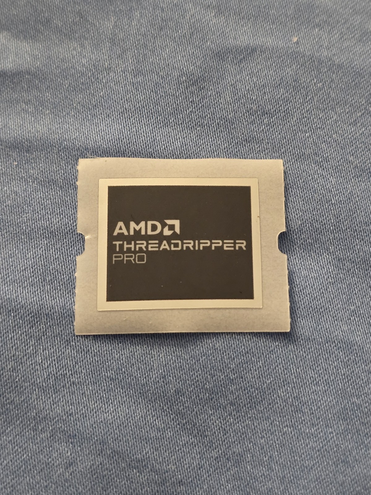 "RARE" Genuine 1 pcs AMD Ryzen Threadripper Pro Decal Sticker 2cm x 1.5cm