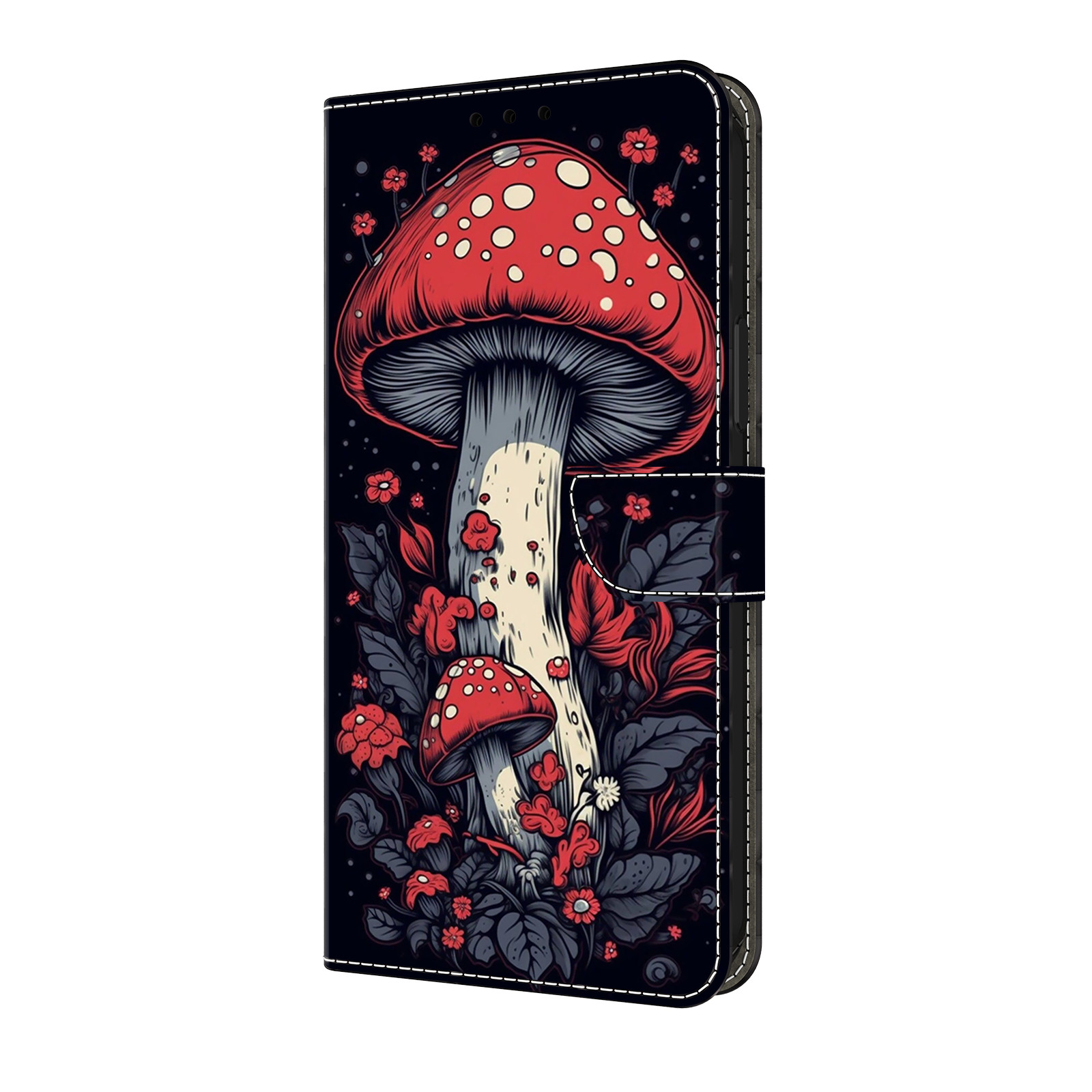 Bird Wolf Cat Rose Card Wallet Cover Case For S24 S25 S26 Ultra S25 FE S23 FE