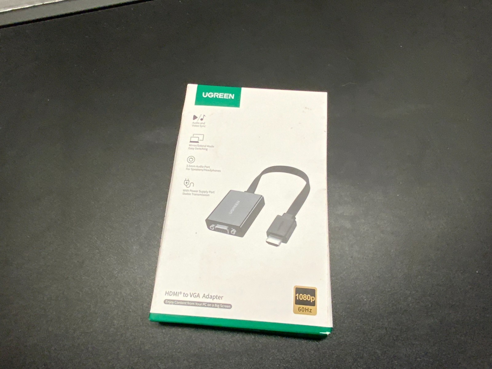 UGREEN 40248 HDMI TO VGA Converter Adapter With Independent Audio USB Interface
