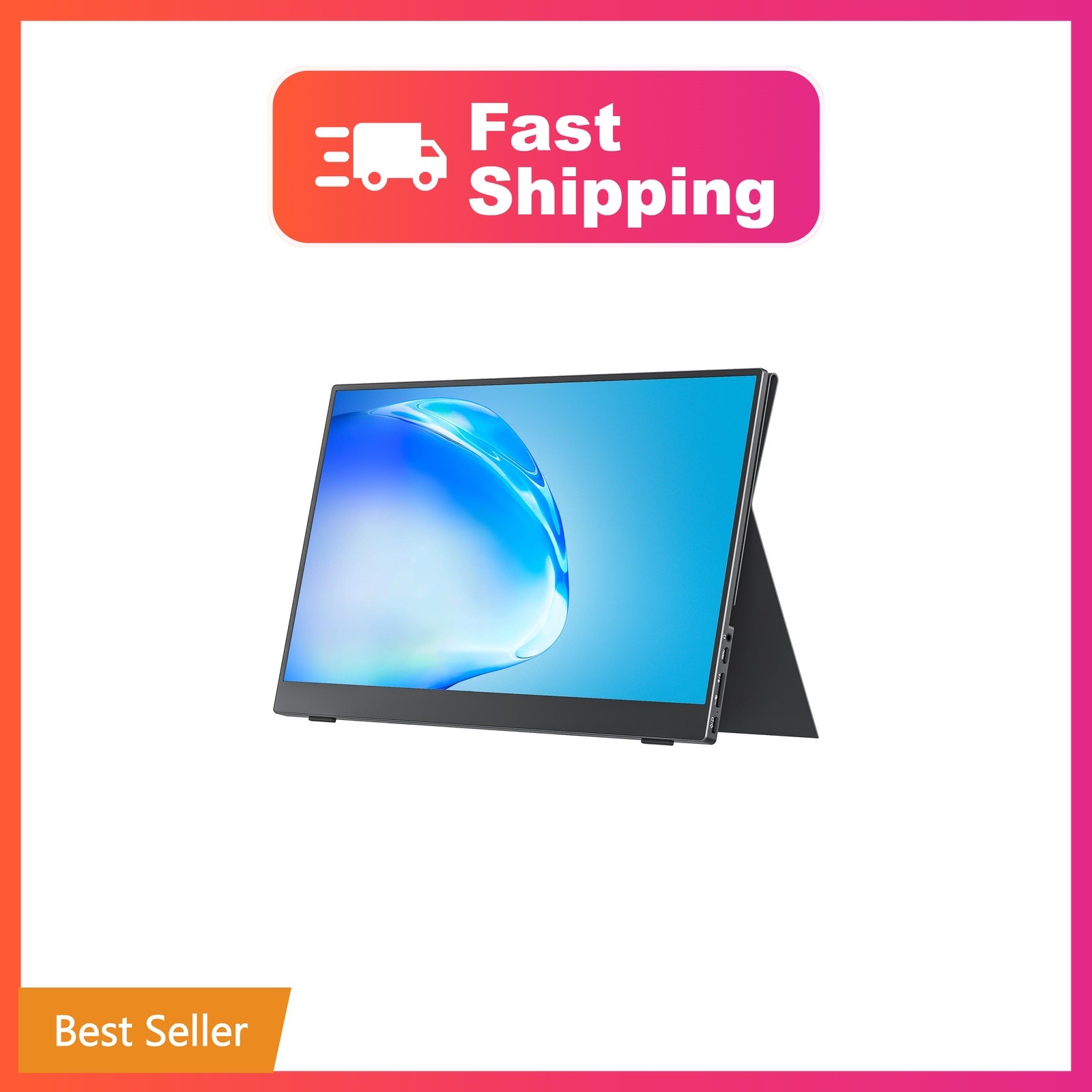 cocopar Portable Monitor 15.6 Inch 1080P FHD 60Hz 85% sRGB Travel Monitor wit...