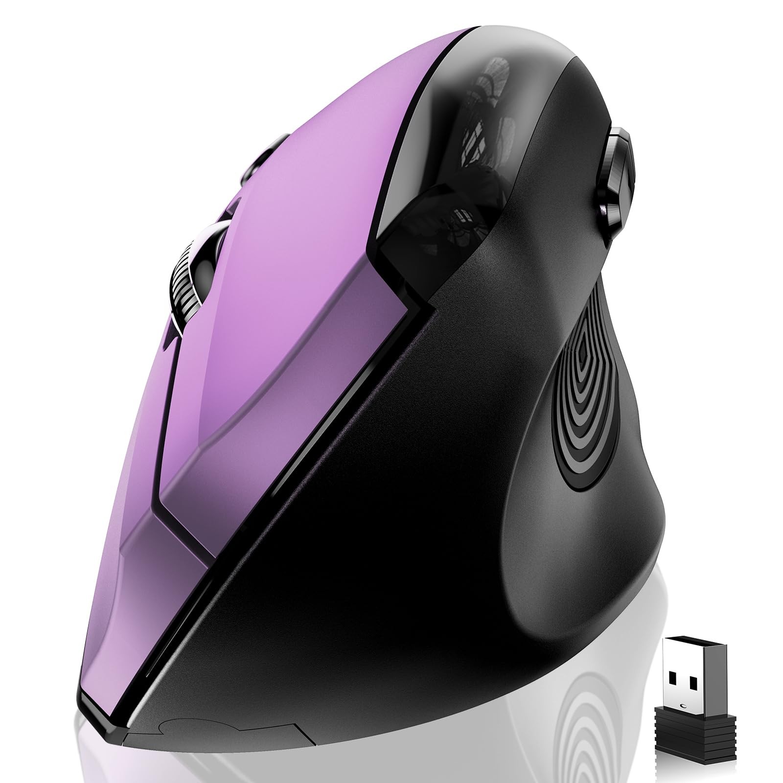 memzuoix Ergonomic Wireless Mouse, 2.4G Optical Cordless, 800/1200/1600 DPI, ...