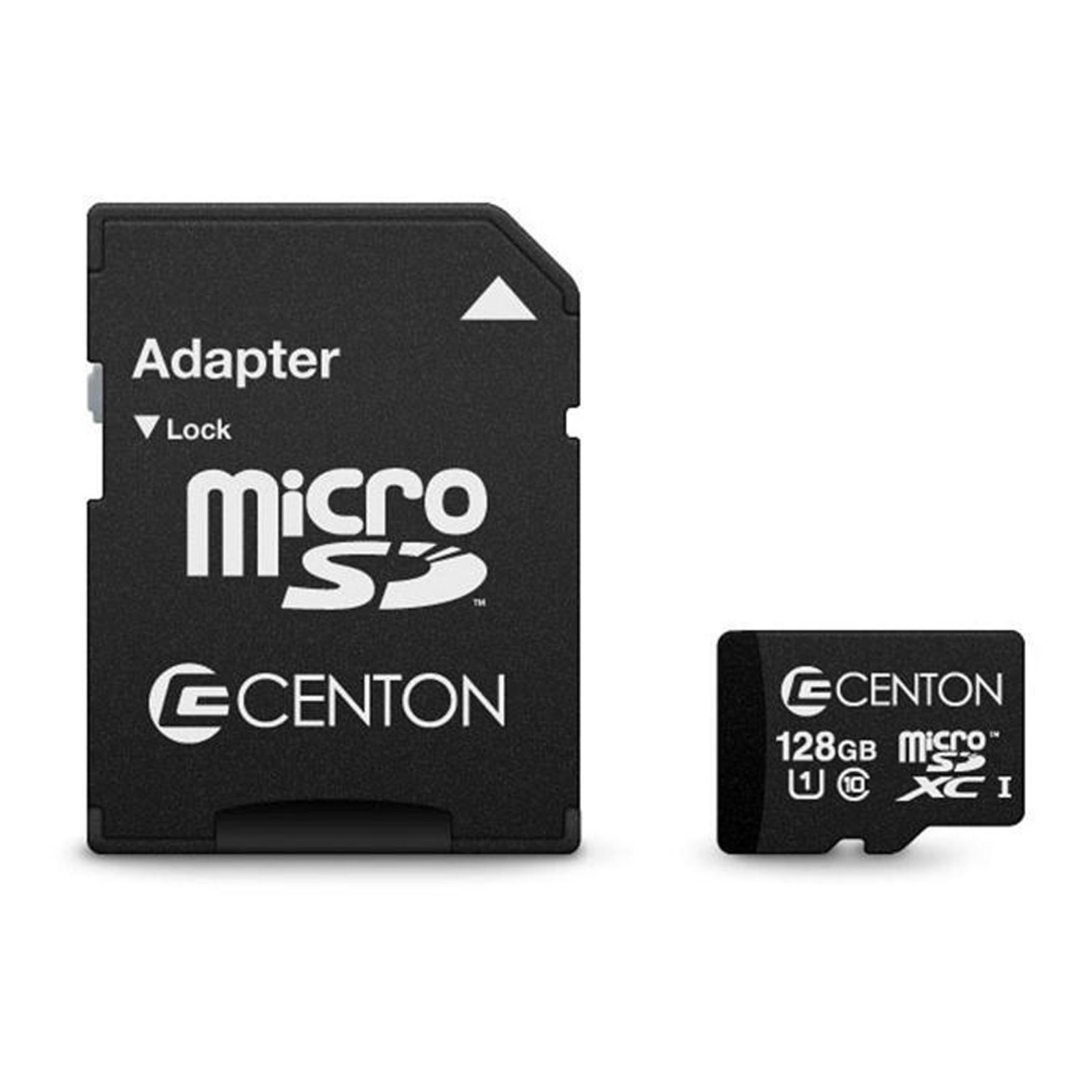 Centon 128GB UHS-I Micro SDXC Flash Memory Card TAA S1-MSDXU1-128GTAA