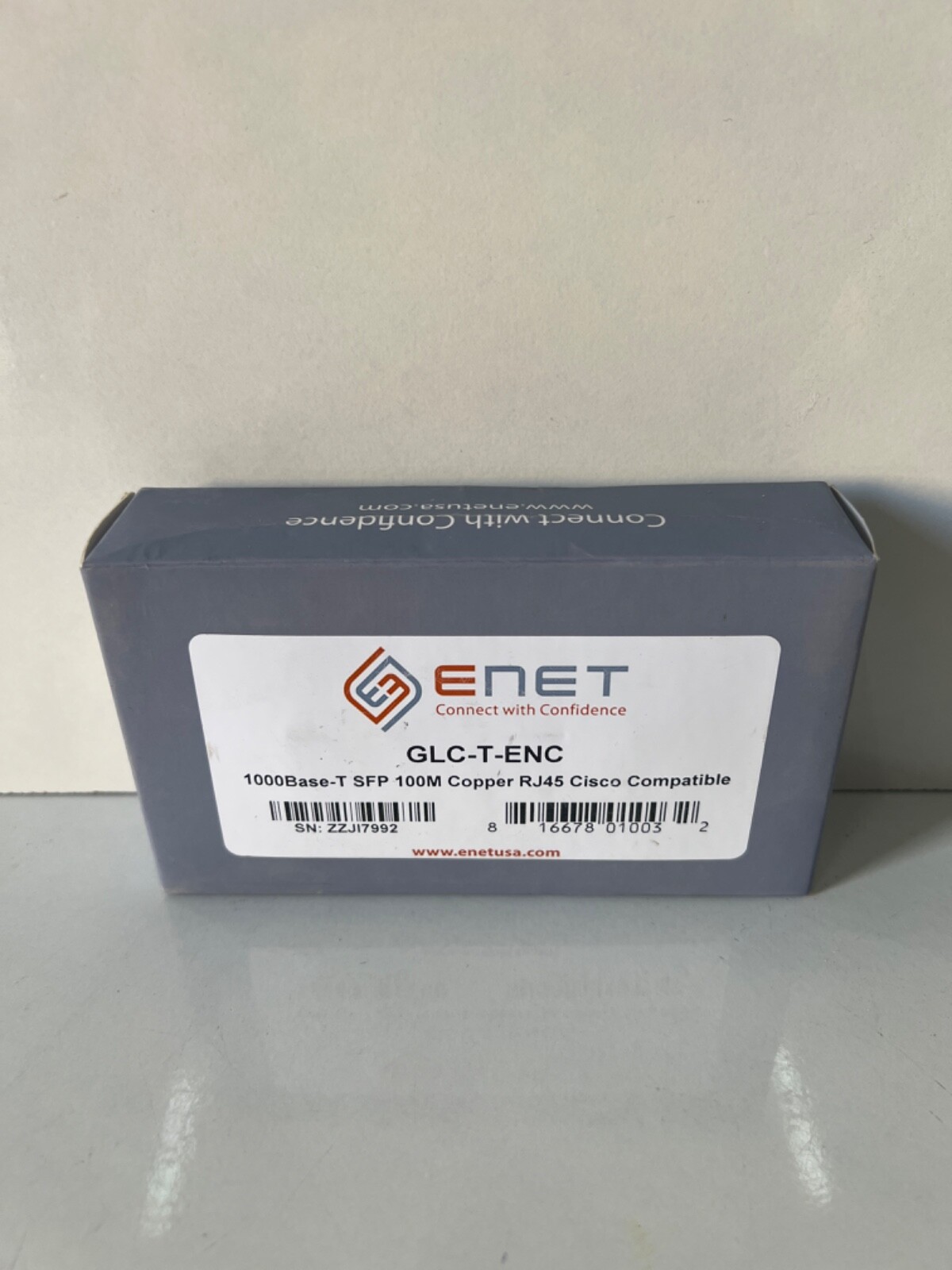 ENET GLC-T-ENC , 100Base-T SFP 100M Copper RJ45 Cisco Compatible
