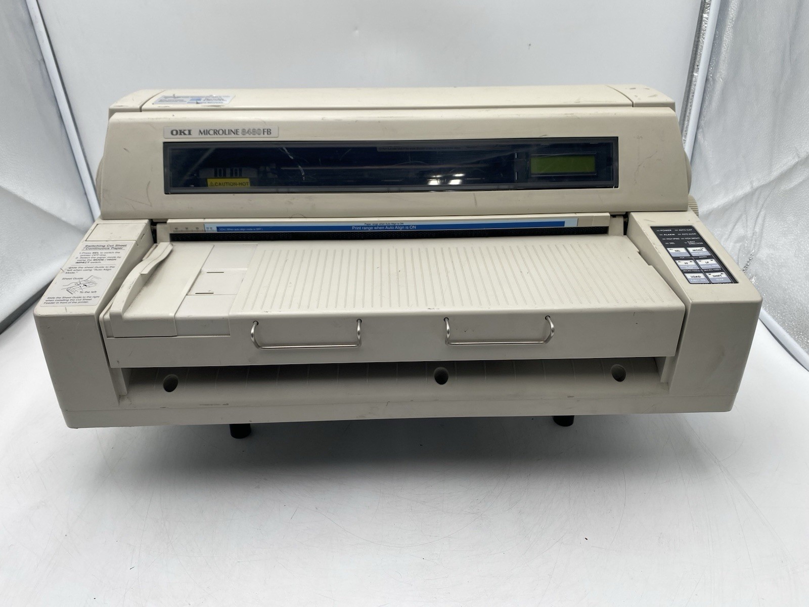 Okidata Microline 8480FB USB / Serial Dot Matrix Printer