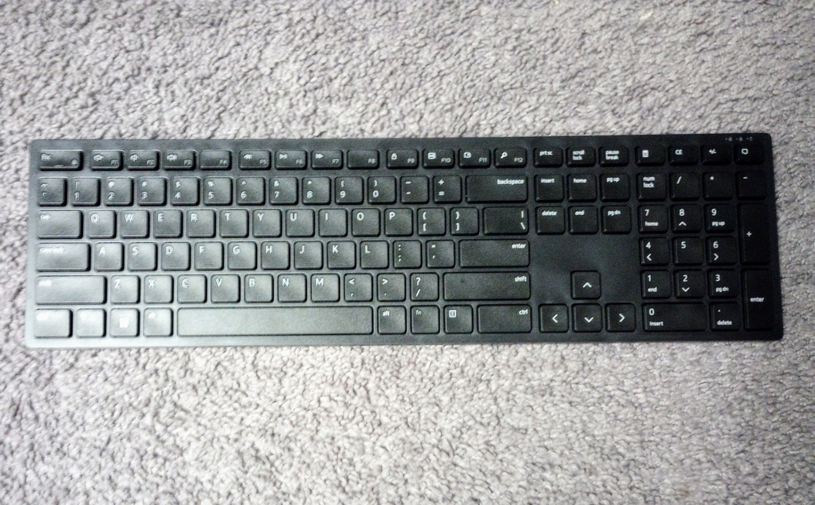 LOT OF 30 Dell KB500 Black Wireless Keyboard USB Receiver 2.4GHz New OEM Genuine