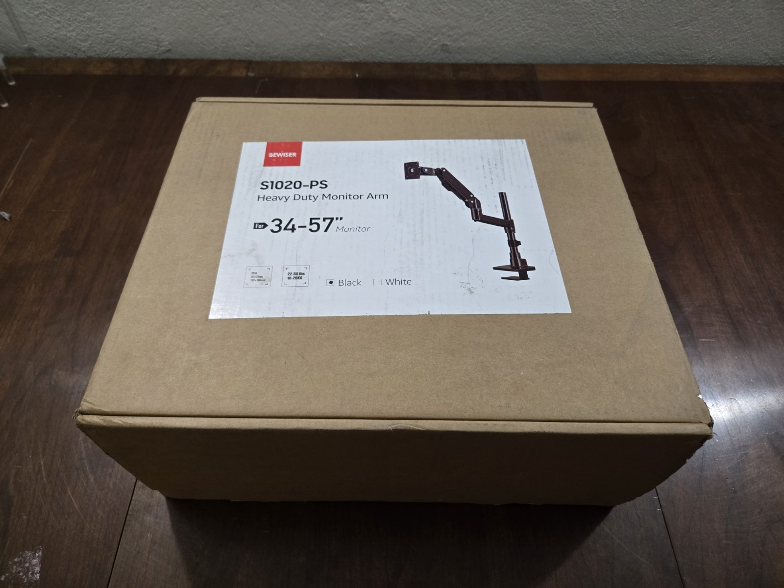 Bewiser Heavy Duty Monitor Arm Ultrawide Mount for 34-57 inches Black - Open Box
