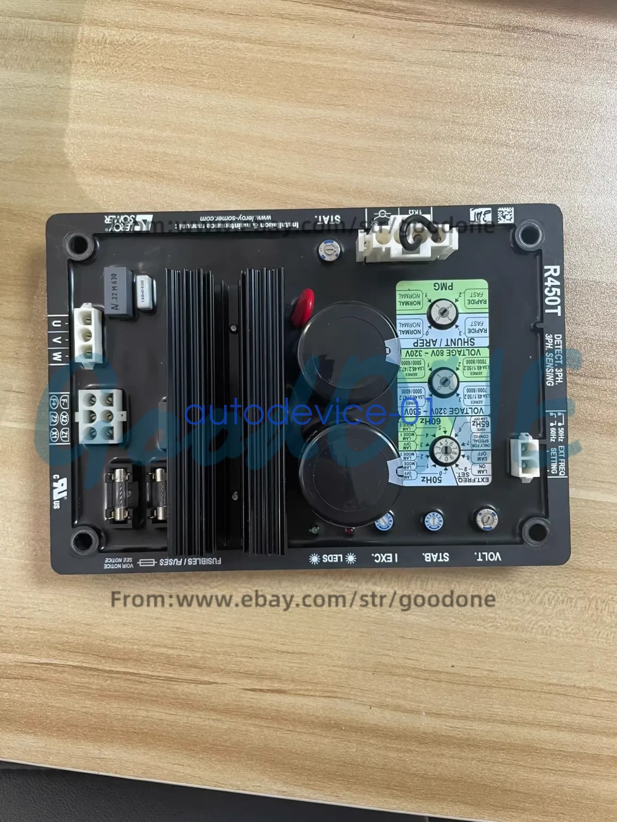 1PC NEW FOR LEROY-SOMER R450T Automatic Voltage Regulator DHL/FedEx