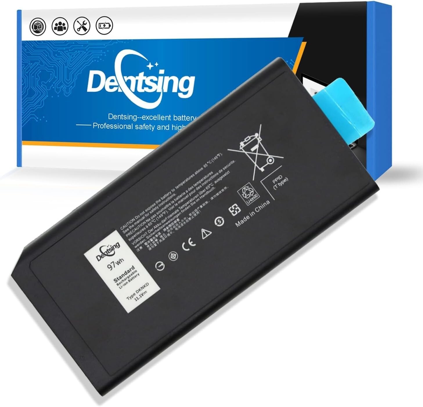 Dentsing DKNKD X8VWF Laptop Battery Compatible with Dell Latitude 14 Rugged 5404