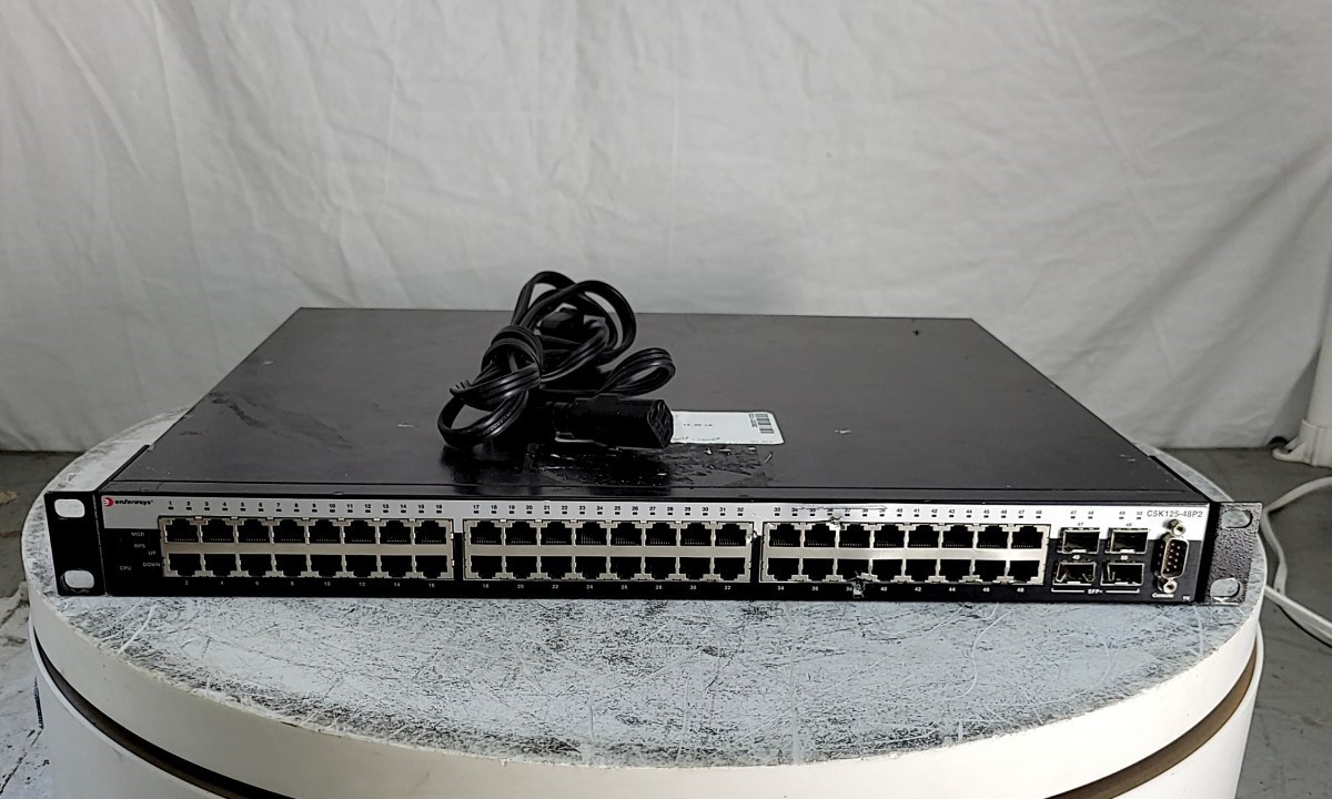 ENTERASYS C5K125-48P2 48-Port Managed Ethernet Switch SEE NOTES