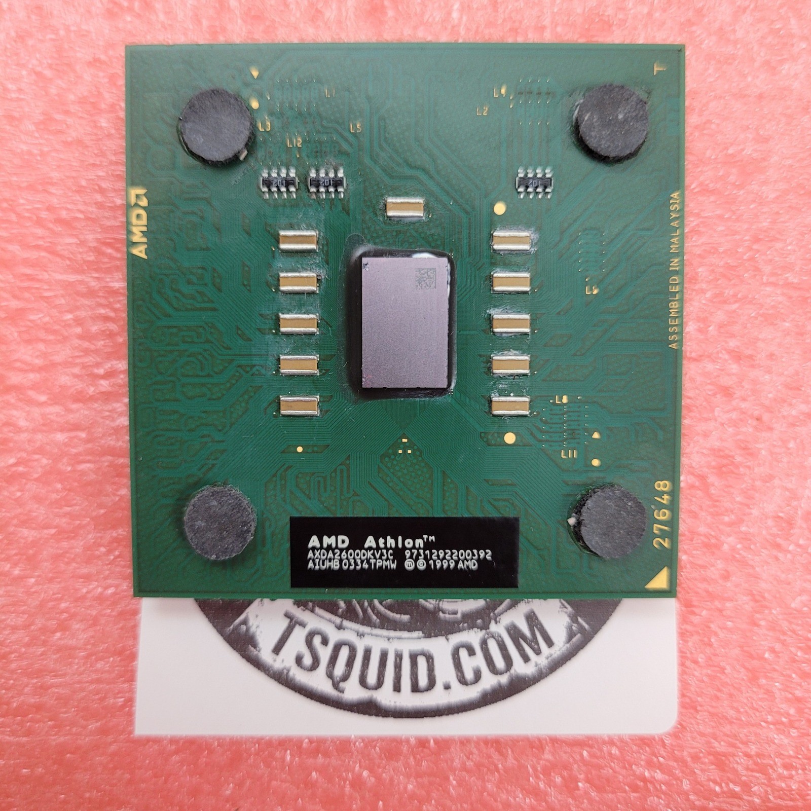 AMD Athlon XP CPU AXDA2600DKV3C AIUHB 2.133GHz 266MHz Socket A Thoroughbred B