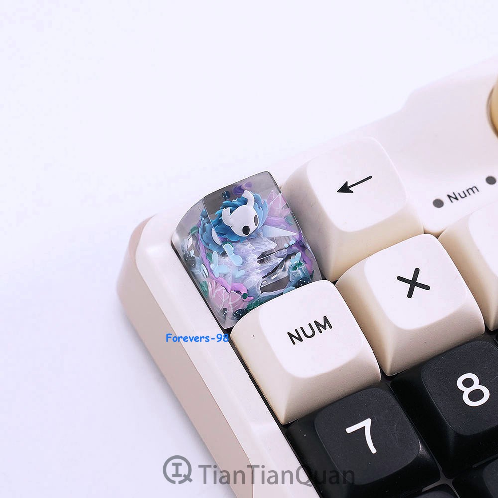 Video Game The Hollow Knight DIY Keyboard Keycaps Translucent Resin Keycap Gifts